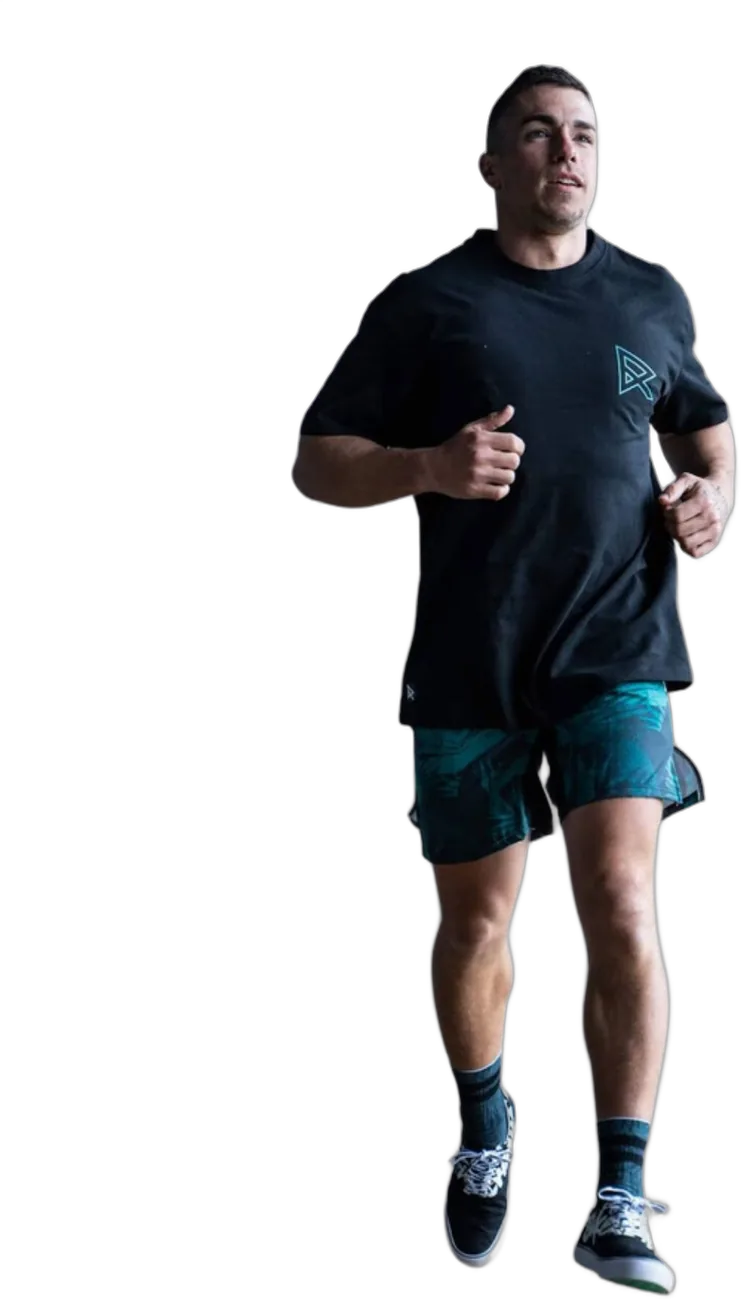 Romain Ooghe, coach sportif, en course